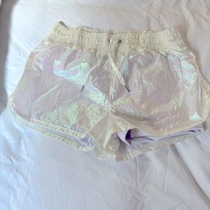 White opal shorts